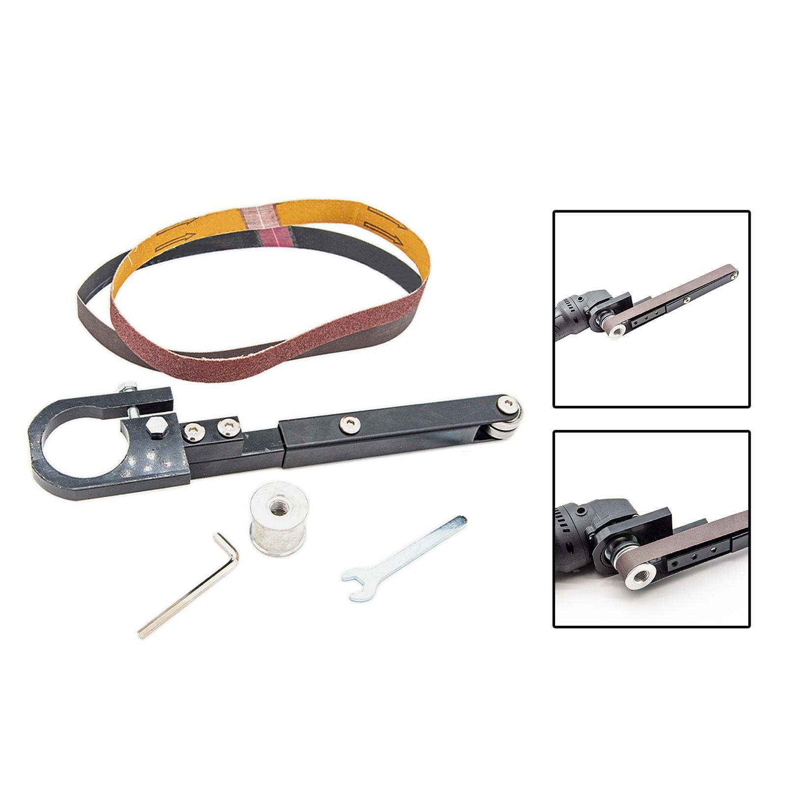 Belt Sander Angle Grinder Grinding Bracket Stainless Steel Multifunctional Drawing Machine Polishing Machine for Grinding DIY Sharpening,