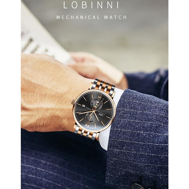 Đồng hồ nam chính hãng LOBINNI L1022-6