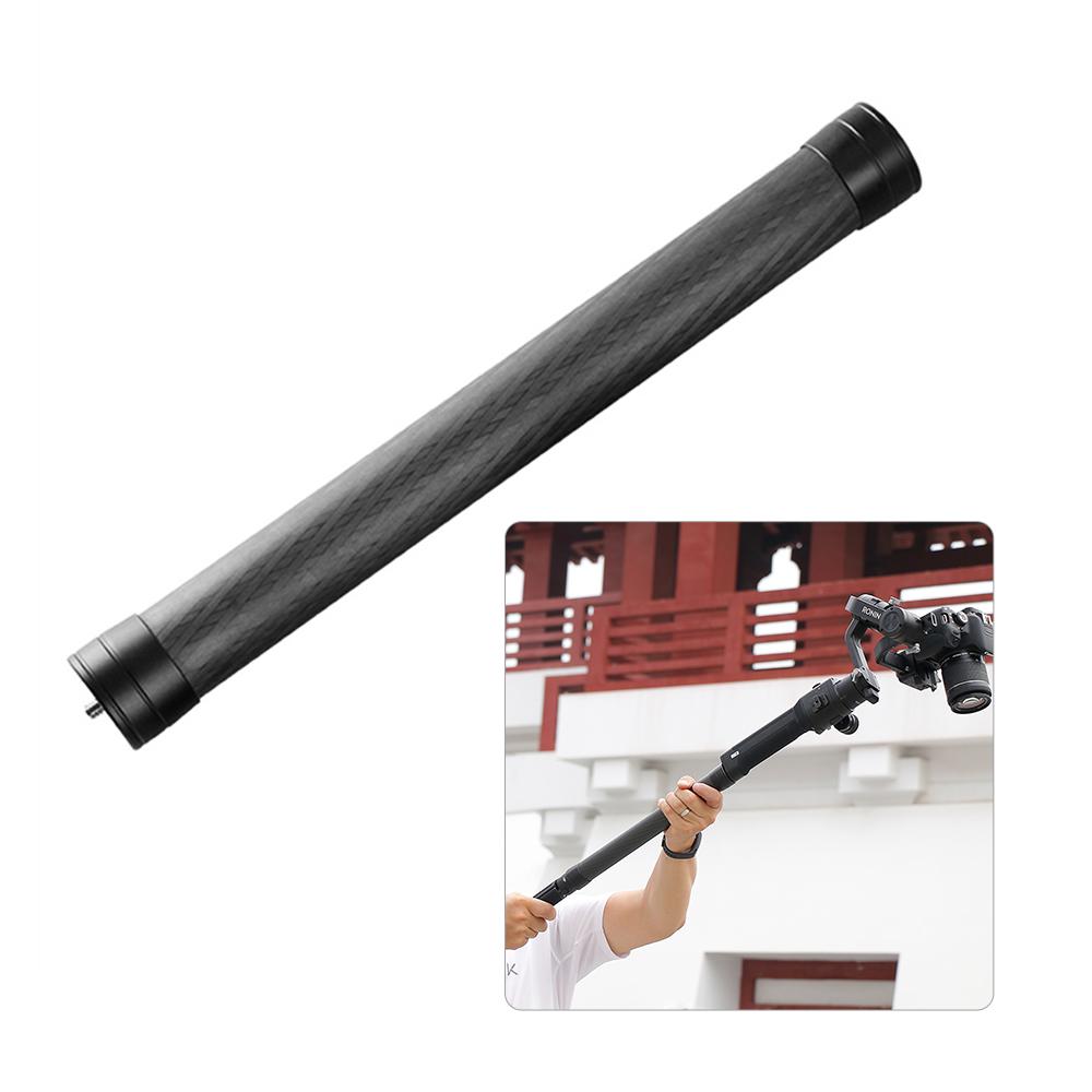 Professional Stabilizer Extension Pole Stick Rod Monopod Carbon Fiber with 1/4 Inch Screw 35cm Long for DJI Ronin-S