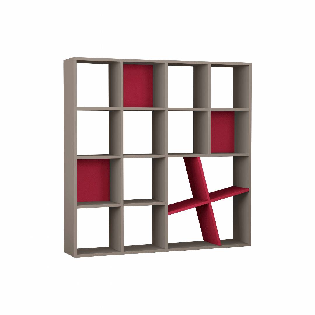 Giá sách bằng gỗ thiết kế hiện đại SMLIFE Brian