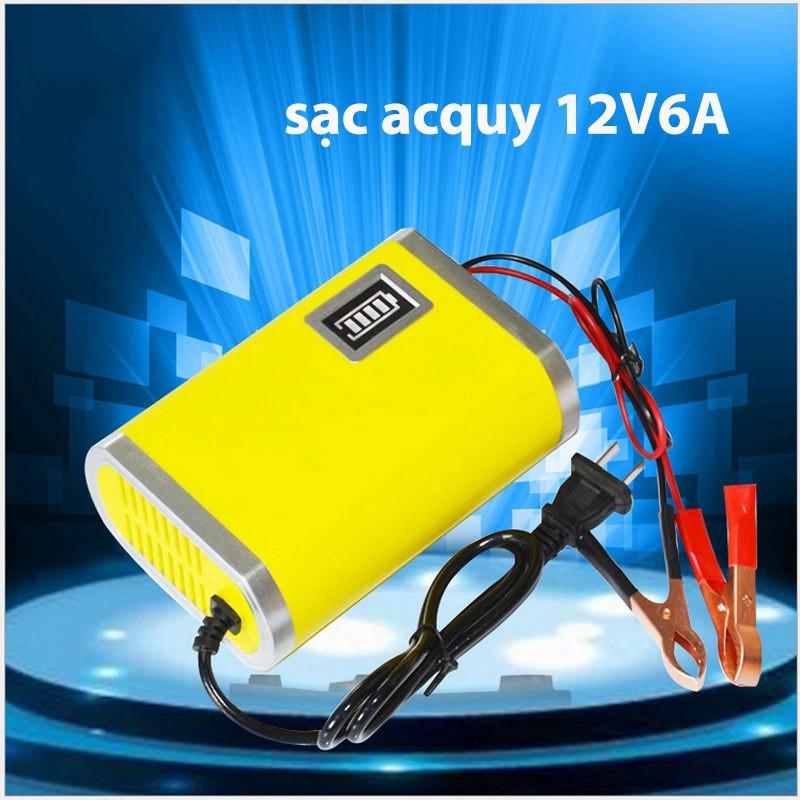 BỘ SẠC BÌNH ẮC QUY THÔNG MINH 12V6A YX1206