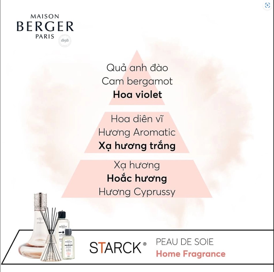 Maison Berger - Tinh dầu khuếch tán hương Peau de Soie - 200ml