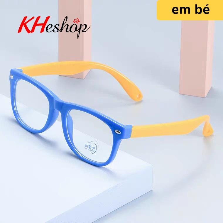 Kính cho Bé siêu dẻo cho bé học Online, chất liệu Silicone không sợ vỡ cong, chống ánh sáng xanh mã Y8801