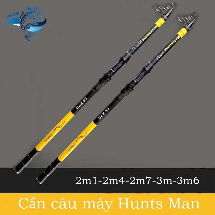 Cần Câu Rút Cần Câu Máy Hunts Man LW từ 2m1-3m6 Siêu Khỏe