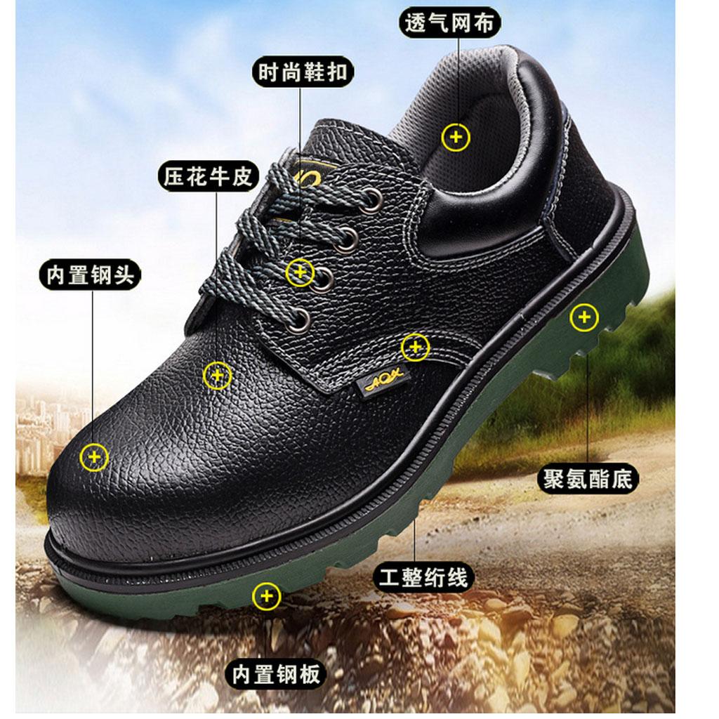 Mens Safety Shoes Steel Toe Work Boots Hiking Shoes