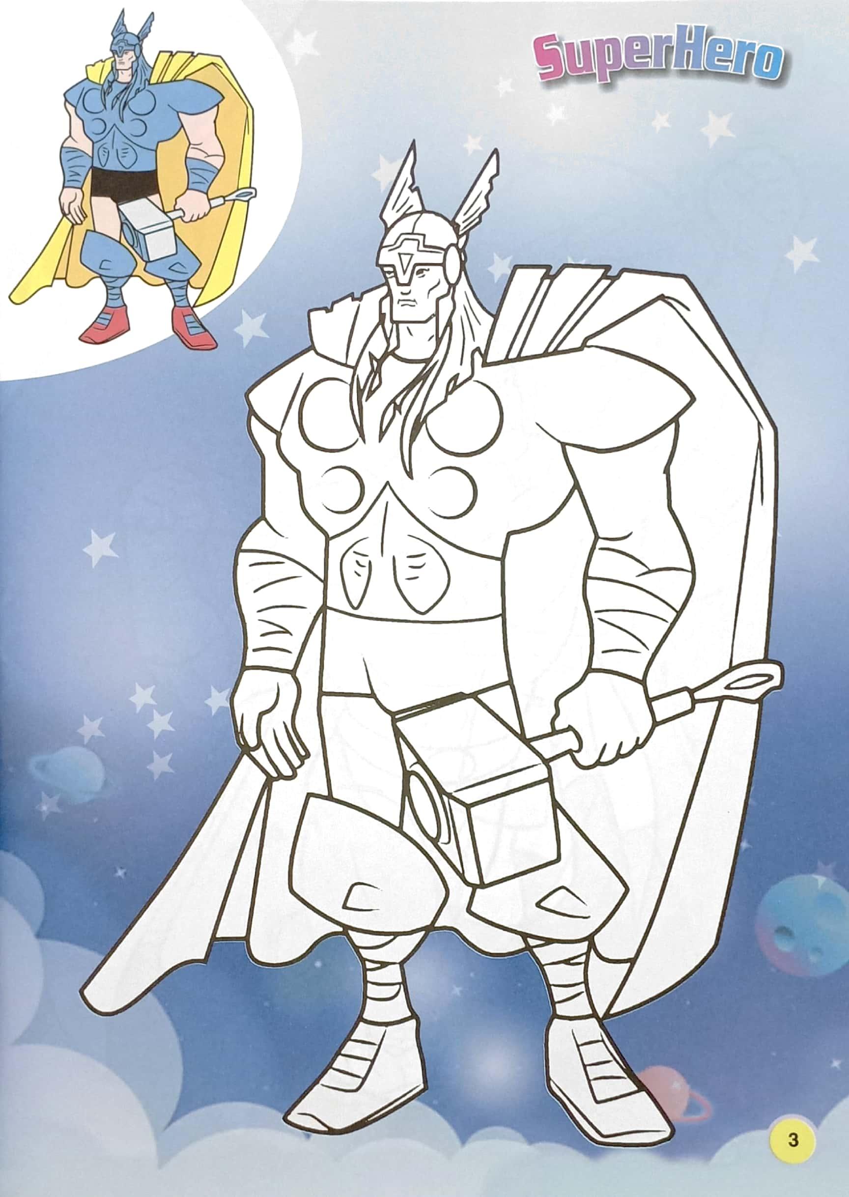 Em Tập Tô Màu - Super Hero Siêu Nhân 1