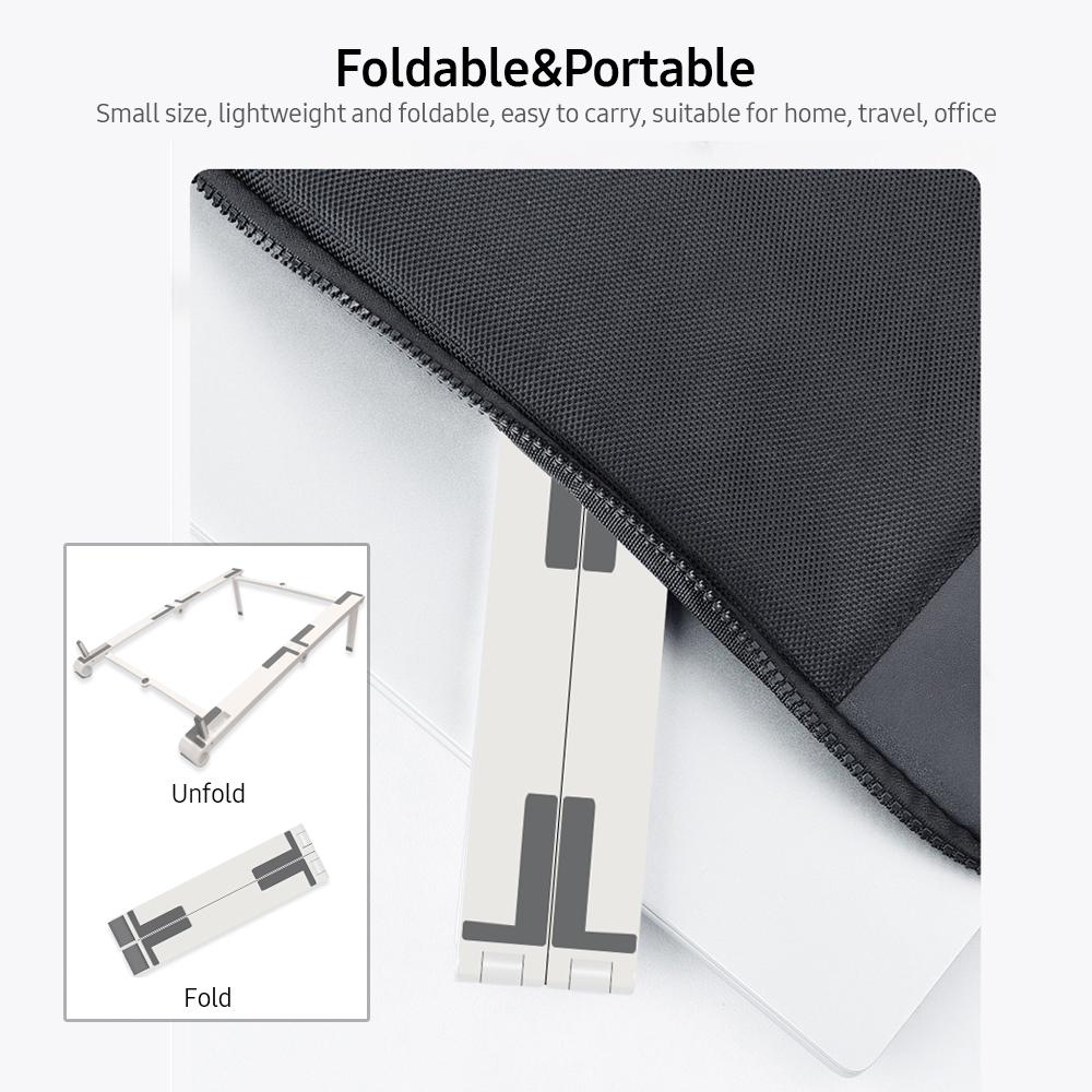 Giá Đỡ Máy Tính Bảng Gấp Chống Trượt 3 Trong 1 Ergonomic Cho Máy Tính Xách Tay