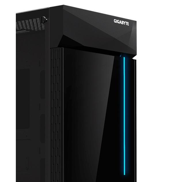 Thùng máy tính | Vỏ case Gigabyte C200G GLASS Mid Tower GB-C200G BLACK - Hàng chính hãng