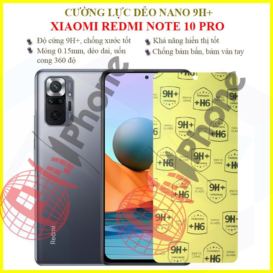 Dán cường lực dẻo nano dành cho Xiaomi Redmi Note 10 Pro