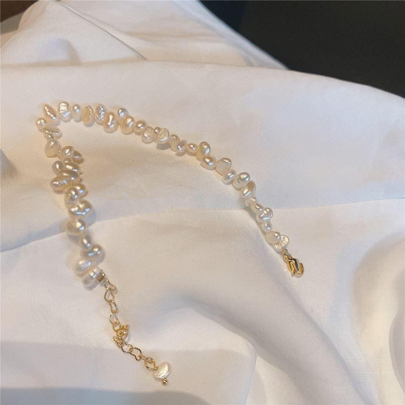 Vòng Tay Lắc Tay Hạt Ngọc Nước Ngọt Pearl VT03 phong cách Hàn Quốc sang chảnh phụ kiện trang sức thời trang đẹp