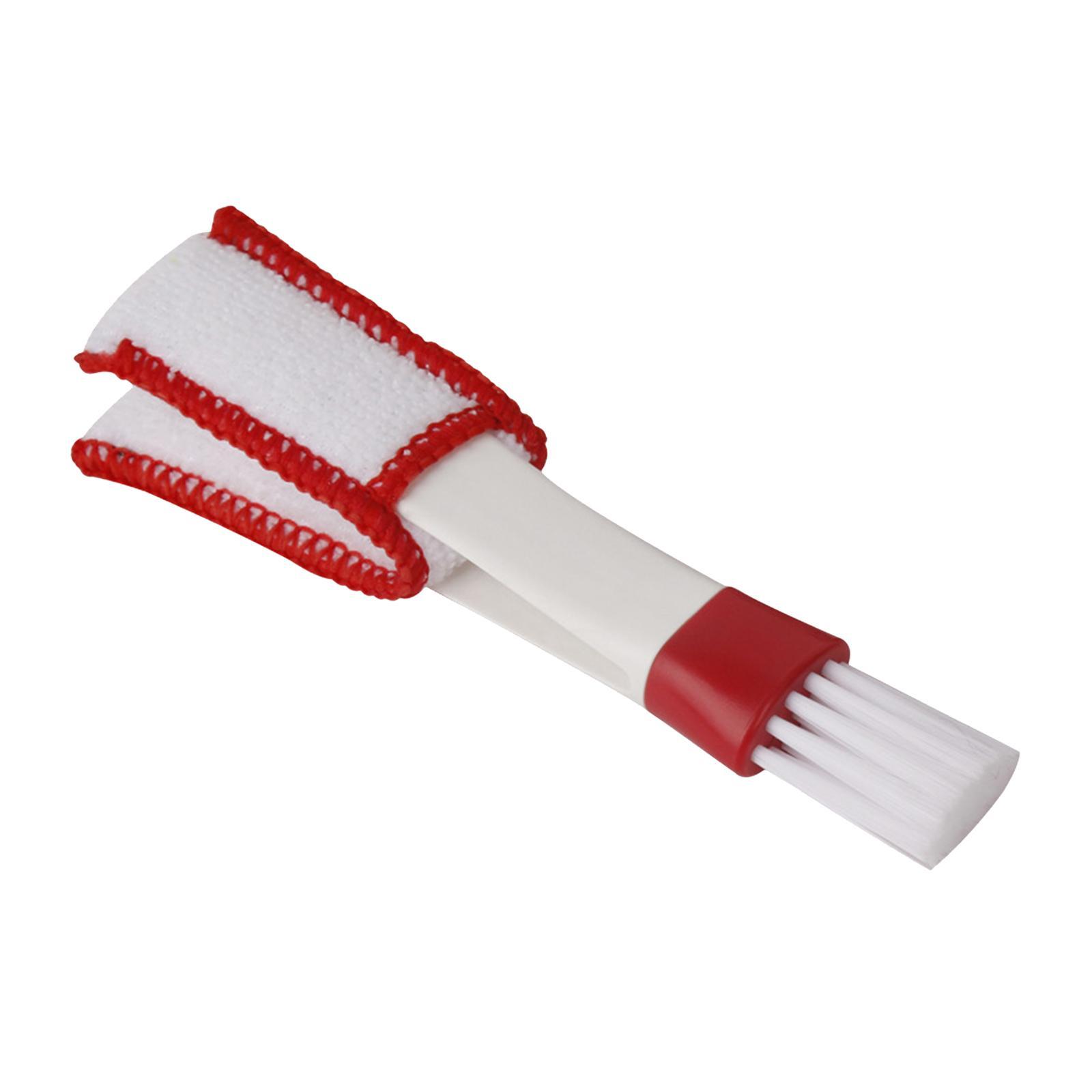 Window Blinds Dust Cleaner Duster Cleaning Brush Red White