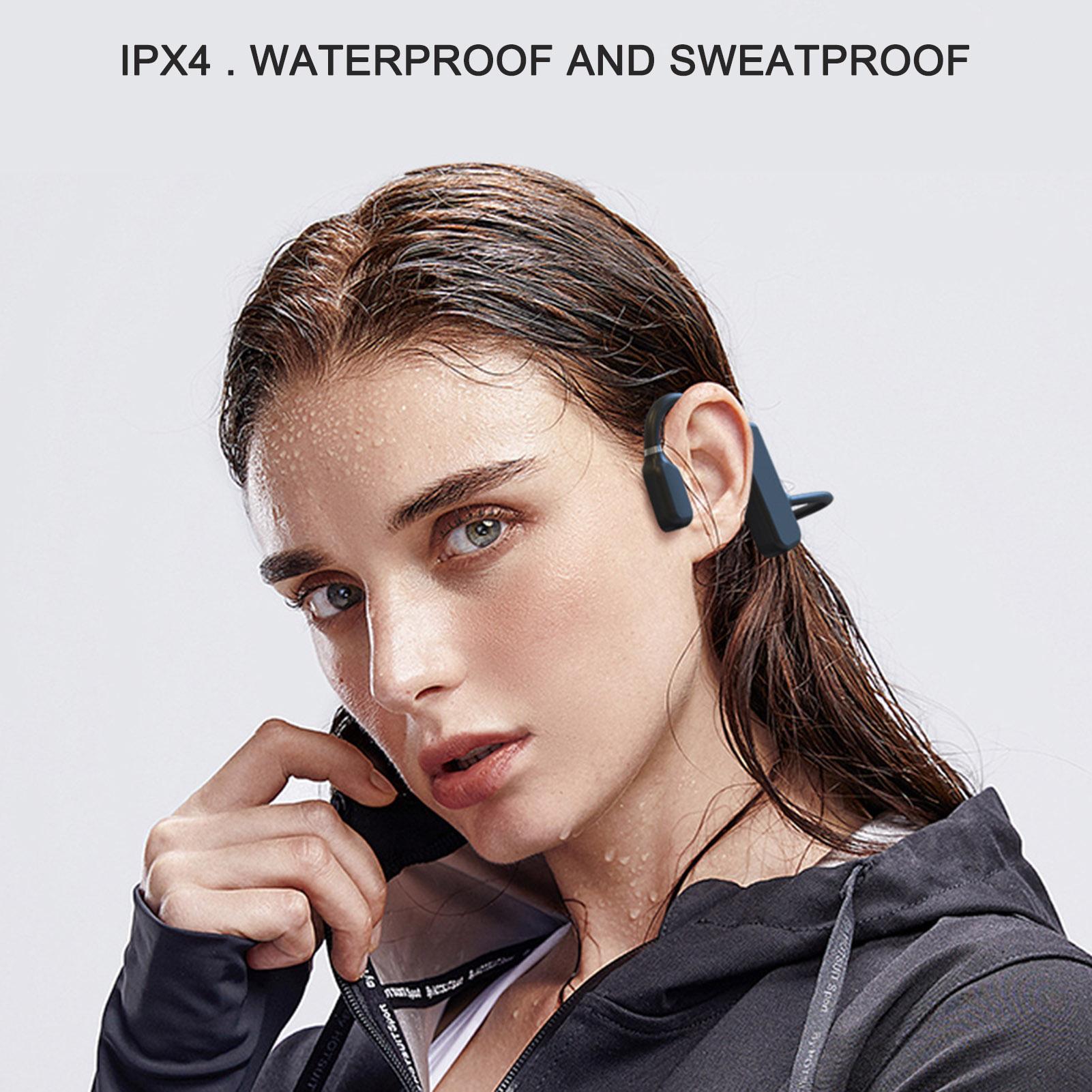 Bone Conduction Headphones BT 5.2 Not In the Ear Hanging Ear Type Running Fitness Wireless Sports Headset