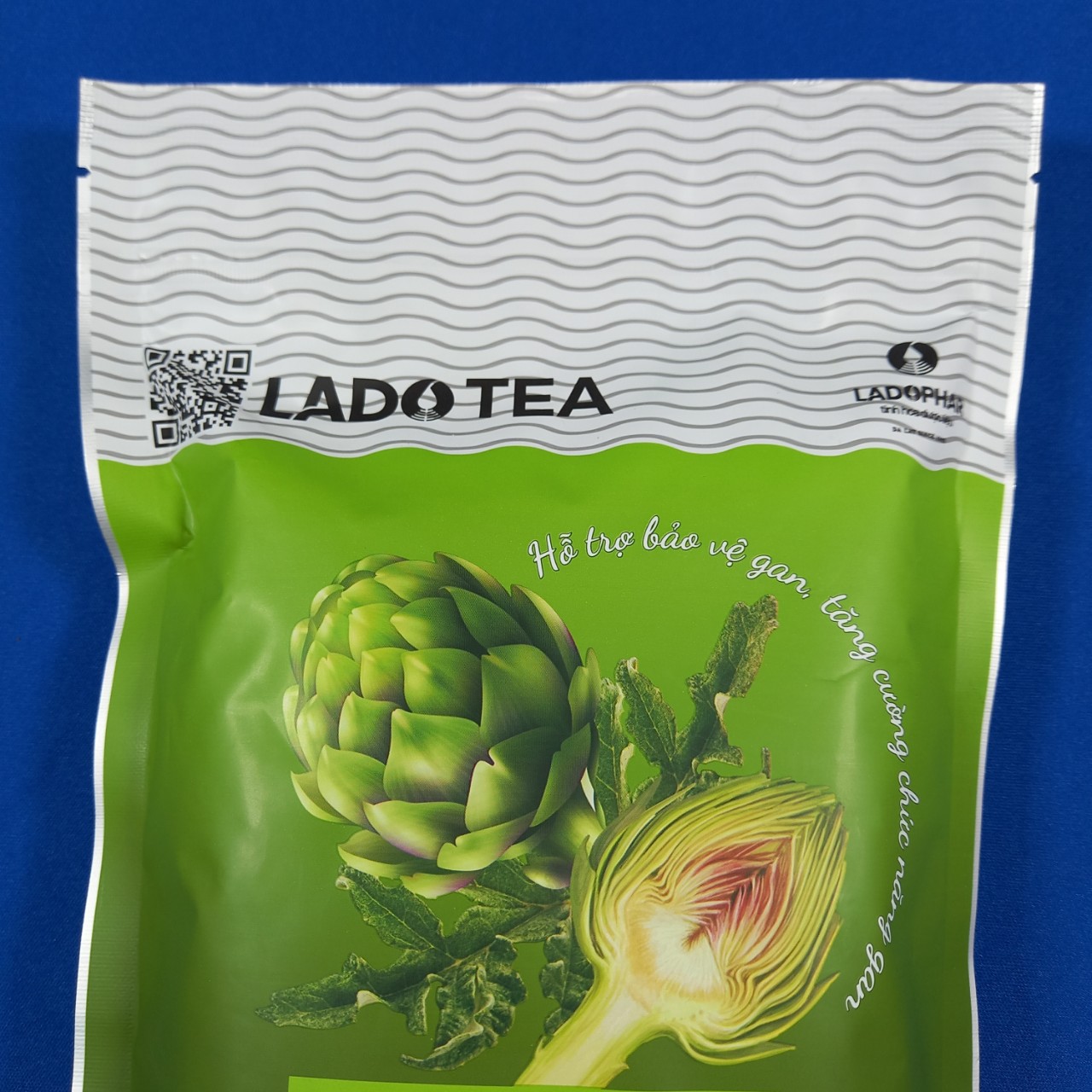 Trà Atiso Ladophar 100 túi lọc artichoke actiso combo 2 gói