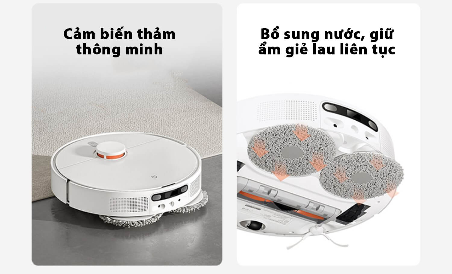 Hình ảnh Robot hút bụi lau tự động giặt rẻ chính hãng Xiaomi mijia 2 pro- Hàng nhập khẩu