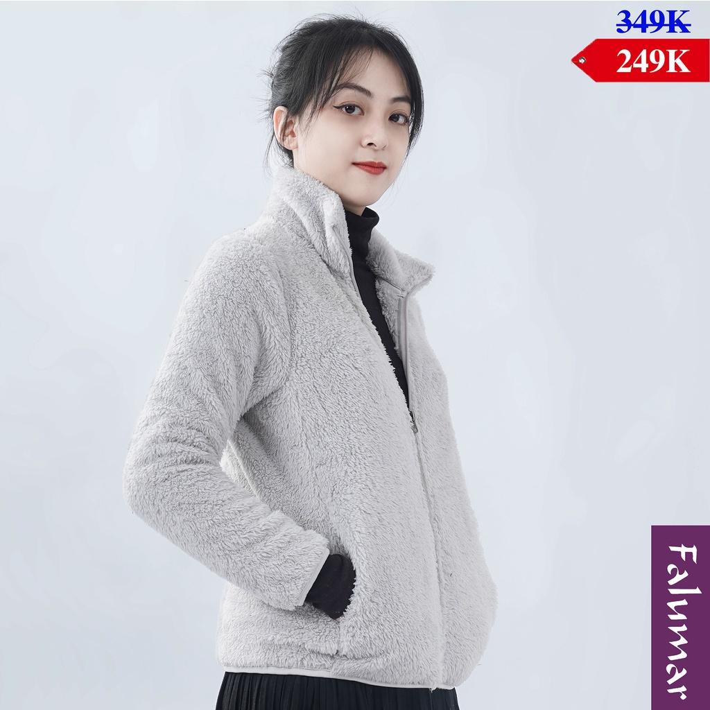 Áo khoác lông cừu nữ Falumar siêu ấm