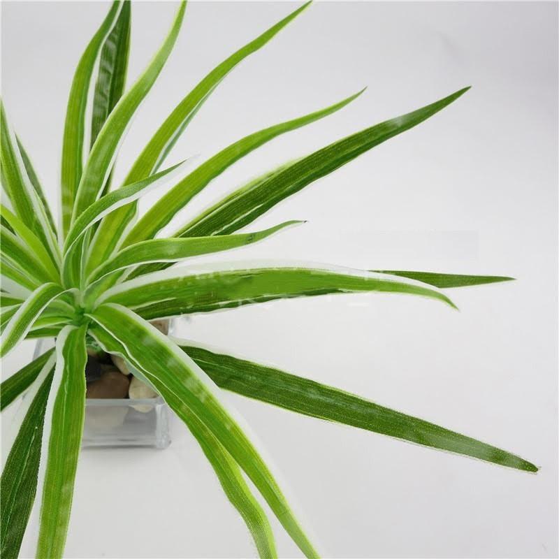 Cây giả - Bụi cỏ nhựa dài 47cm - Cành điểm, trang trí tường cỏ, hàng rào