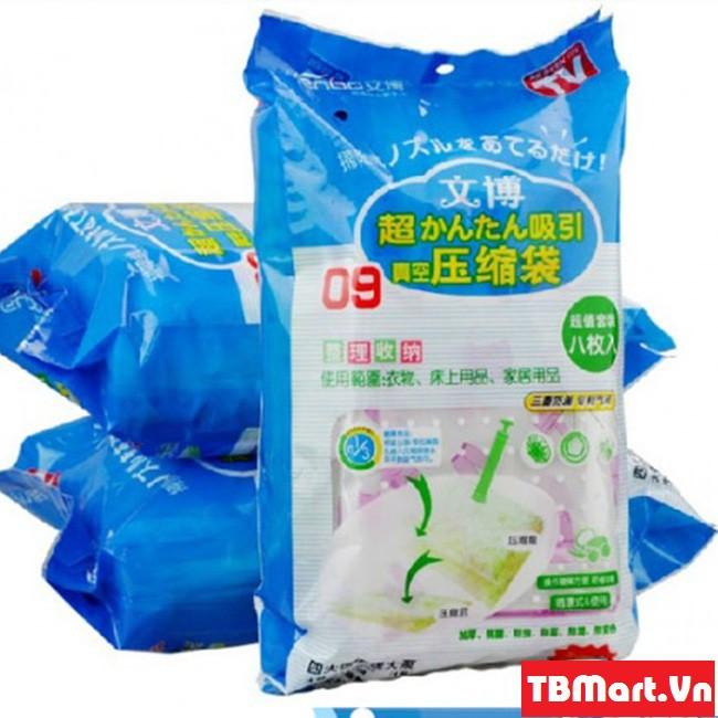 Bộ Túi Hút Chân Không Giúp Tủ Quần Áo Gọn Gàng
