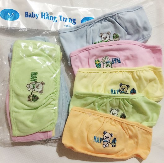 Mũ che thóp cho bé hàng Việt Nam vải cotton mềm mịn