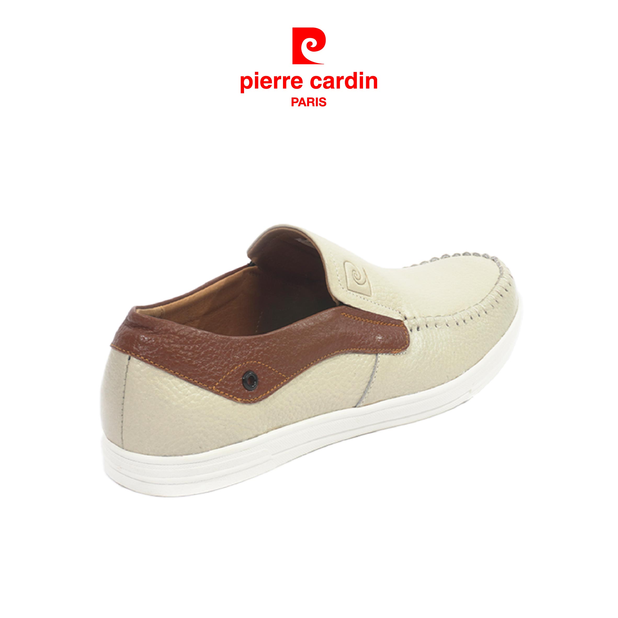 Giày lười nam Pierre Cardin PCMFWLD098CRM màu kem