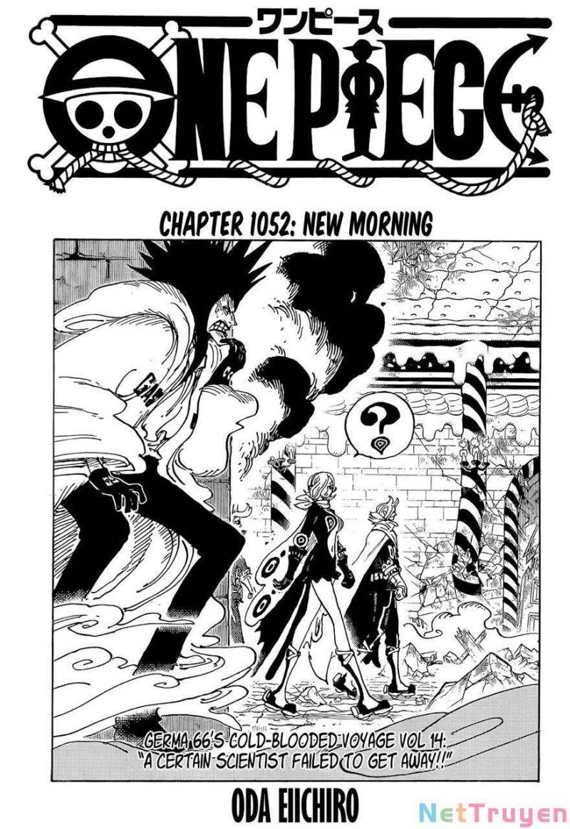 đảo hải tặc - one piece chapter 1052 1