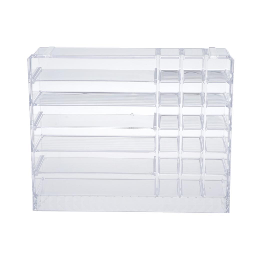 Cosmetic Organizer Clear Acrylic Makeup Box Display Perfume Jewellery Holder