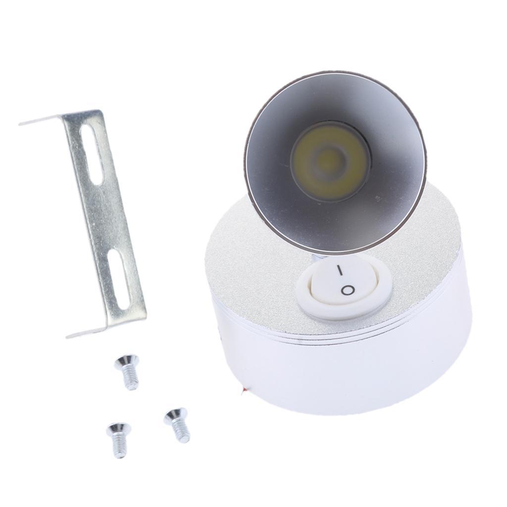 Boat 12V LED Interior Reading Swivel Light Bedside Light For Marine Camper