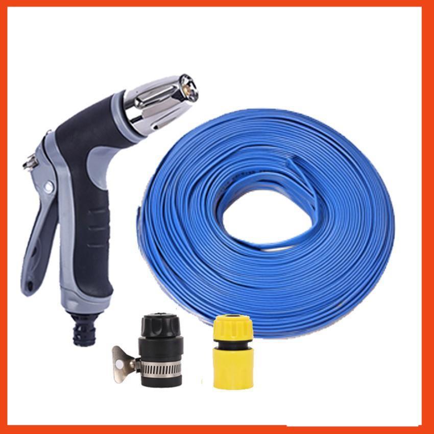 Bộ dây và vòi xịt tăng áp rửa xe tưới cây 3-5M 206817(cút nhựa nối đen 712-2)