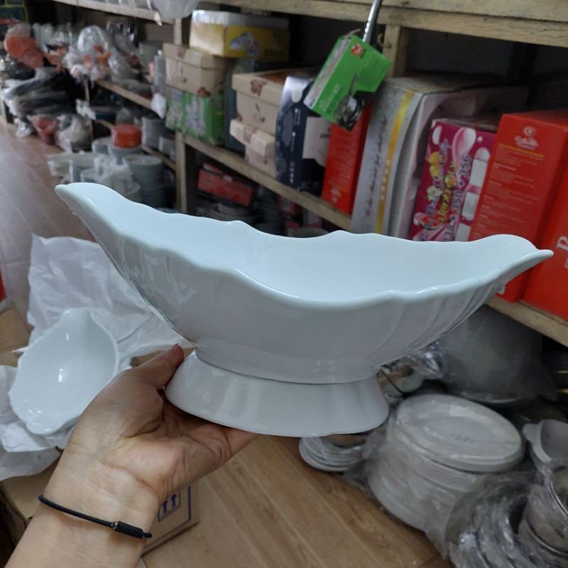 Bát Thuyền đựng gà gốm sứ