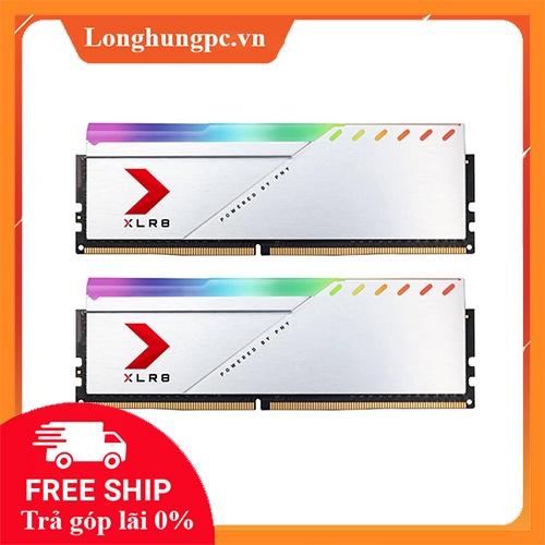 Bộ Nhớ RAM PNY XLR8 RGB 32GB (2x16GB) Silver DDR4 3200MHz