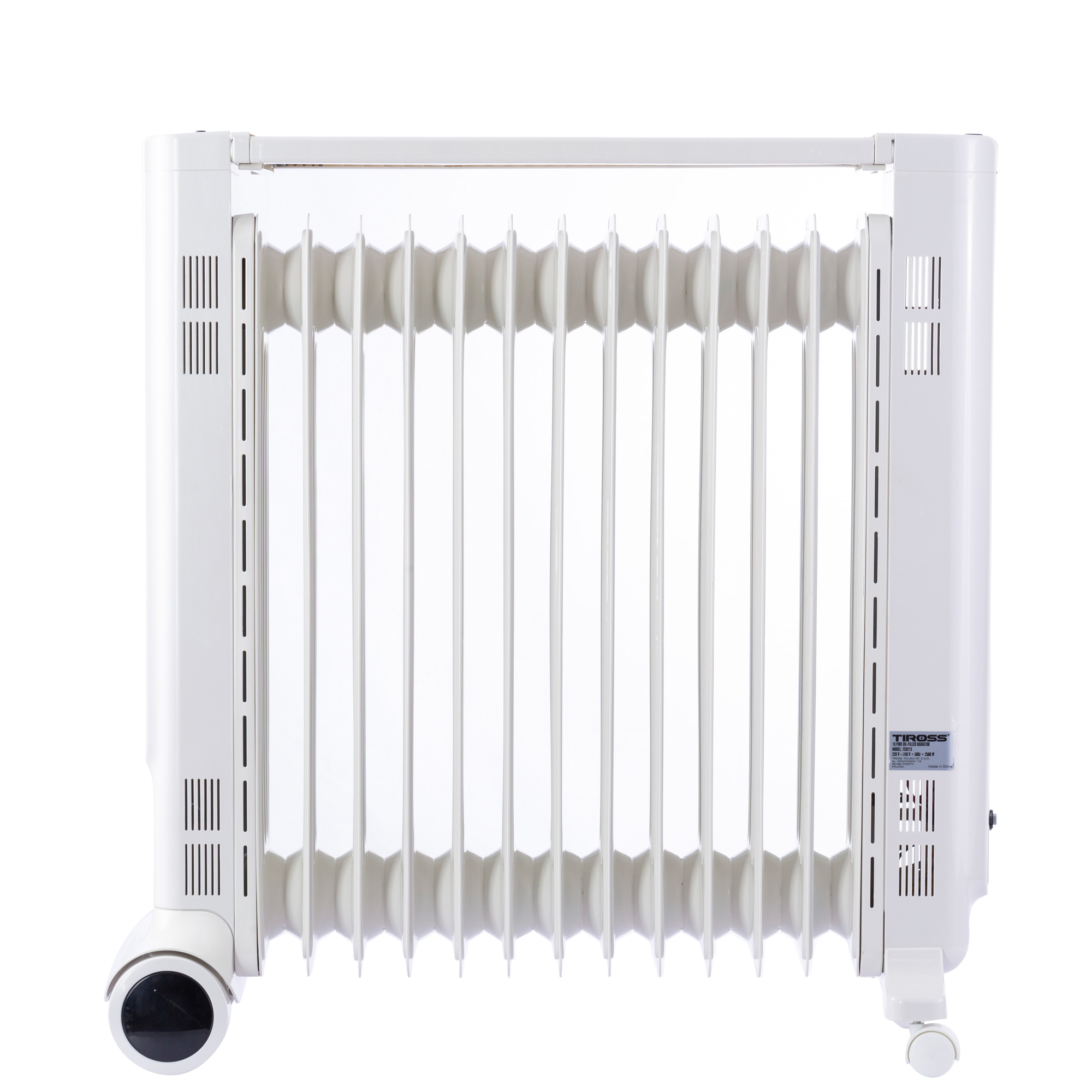 Máy sưởi dầu Tiross TS9213 13 thanh, màn hình LED, hẹn giờ, điều khiển, giá phơi - Hàng chính hãng