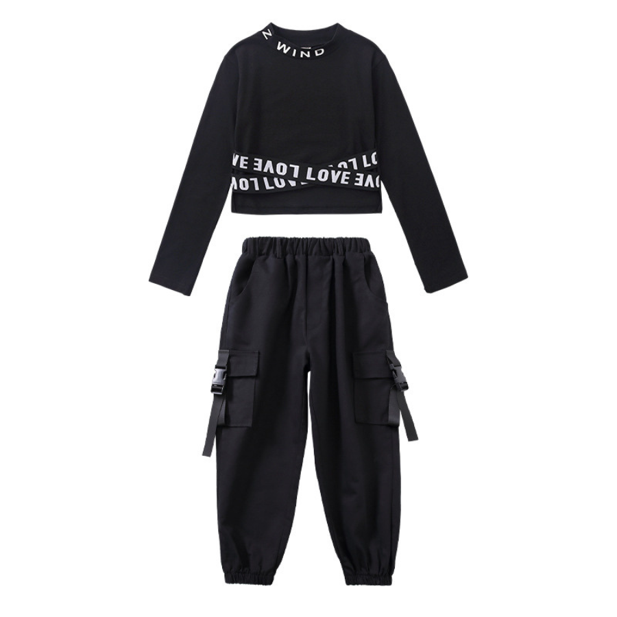 Quần Unisex bé trai bé gái phong cách hiphop chất thô cao cấp QUS001C
