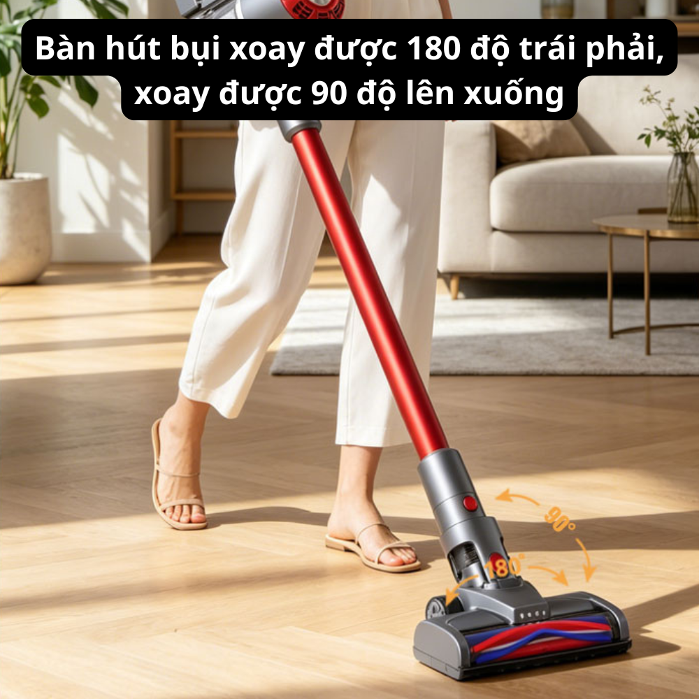 Máy hút bụi cầm tay có dây LumaBella LB-63026, công suất cực cao 3600W lực hút mạnh hút bụi gia đình, sofa, ô tô - HÀNG CHÍNH HÃNG