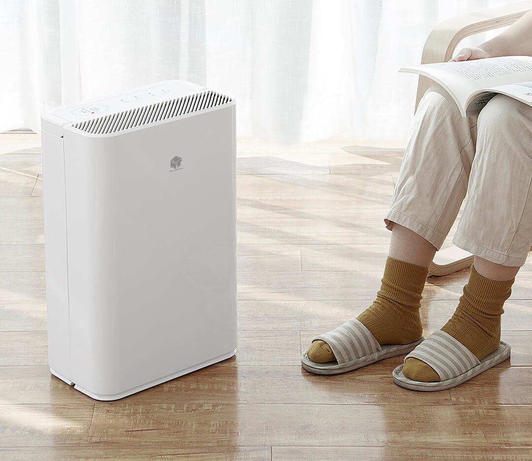 [Hàng Nhập Khẩu] Máy hút ẩm Xiaomi New Widetech 12L / 18L / 30L 【Điều khiển giọng nói qua app  ◆ Sấy khô ◆ Lọc kháng khuẩn】