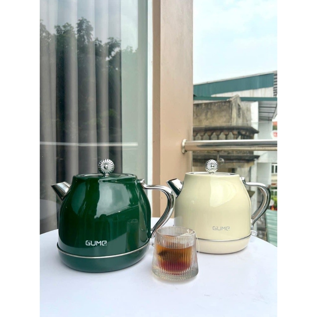 Ấm siêu tốc Sothing Gume GMEK-031 &amp; GMEK-032 công suất 1800w, dung tích 1,8l, đun nước nhanh sôi- Hàng chính hãng