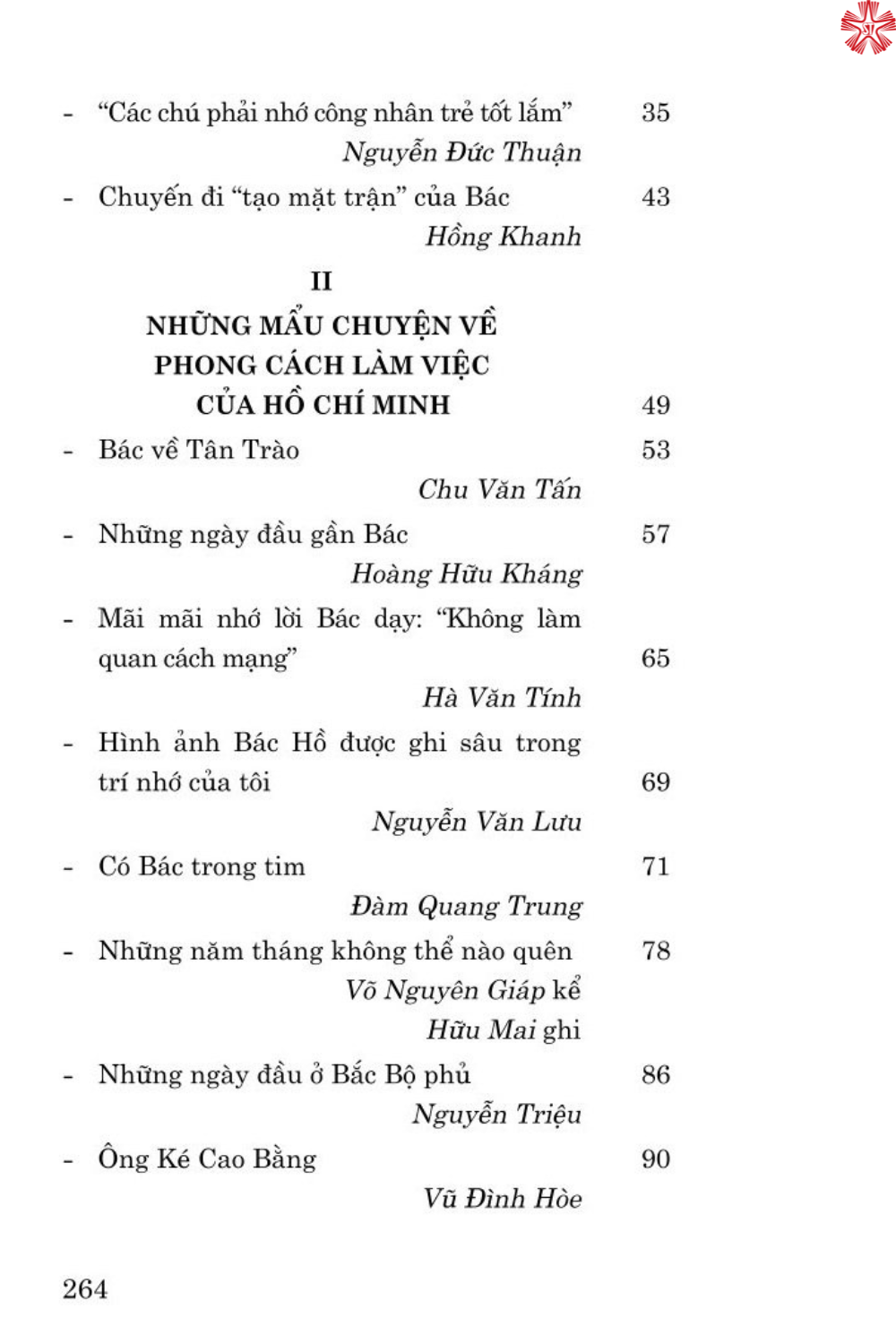 Những mẩu chuyện về phong cách Hồ Chí Minh (bản in 2024)