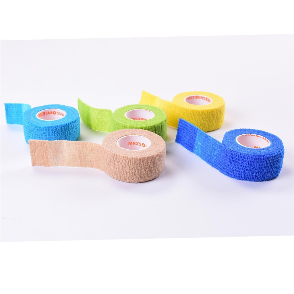 Sports Non Woven Self Adhesive Cohesive Wrap Bandage Tape Roll 4.5m 1 inch