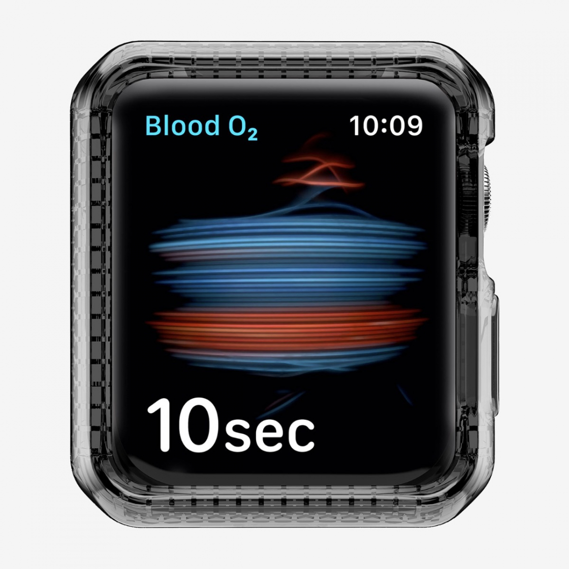 Ốp Chống Sốc Quân Sự Dành Cho Apple Watch Itskins Series Se / 4 / 5 / 6 Spectrum Clear Antimicrobial