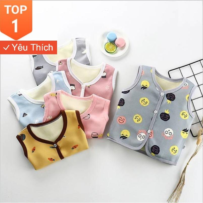 MD14 Áo Ghile nỉ cotton mềm mịn Quảng Châu cao cấp xuất Hàn cho bé Trai bé Gái