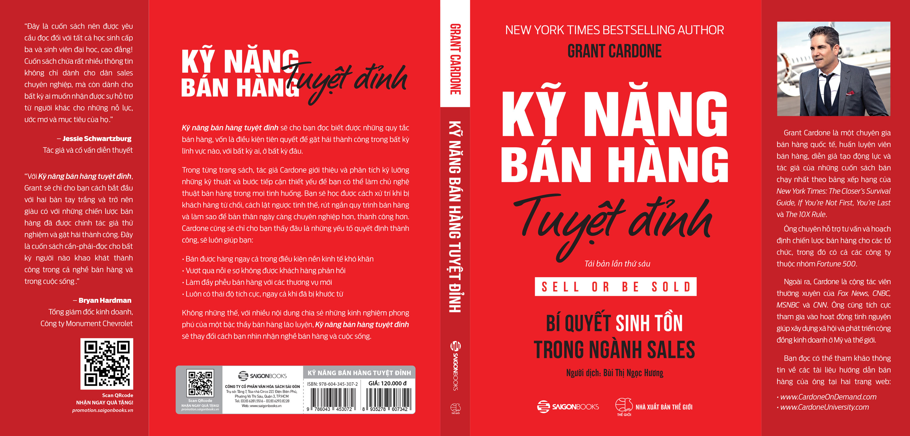 SÁCH: Kỹ năng bán hàng tuyệt đỉnh: Bí quyết sinh tồn trong ngành sales (Sell or Be Sold) - TB6- Tác giả: Grant Cardone