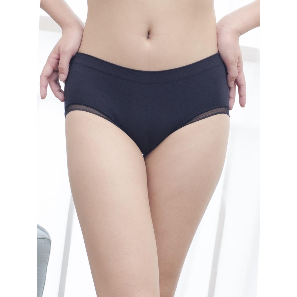 Quần Lót Nữ Lưng Cao Không Đường May LUPERI SP755 Sợi Dệt Liền Co Giãn Mềm Mại Mát Mịn Dành Cho Người Béo Vòng Mông To