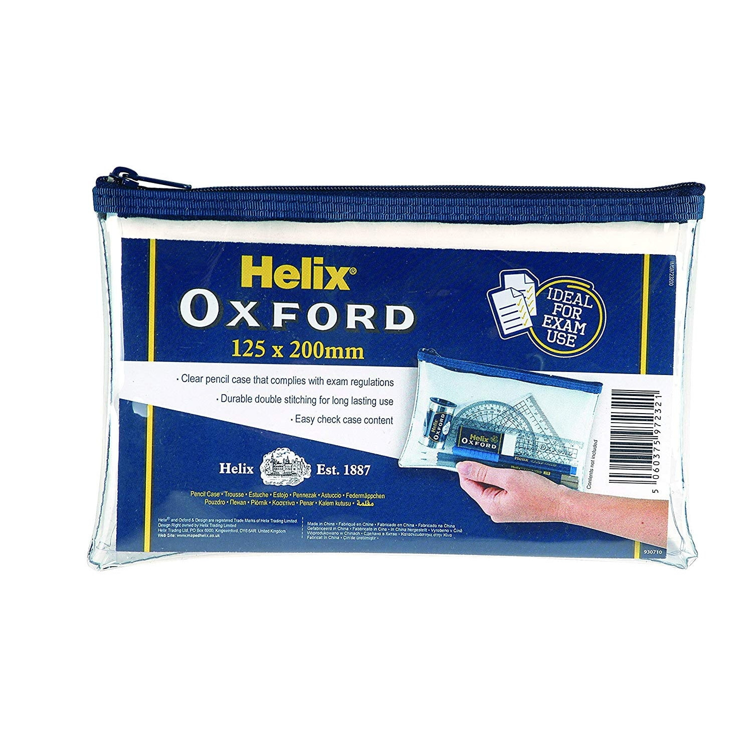 Helix_Hộp Bút Oxford PVC Nhỏ