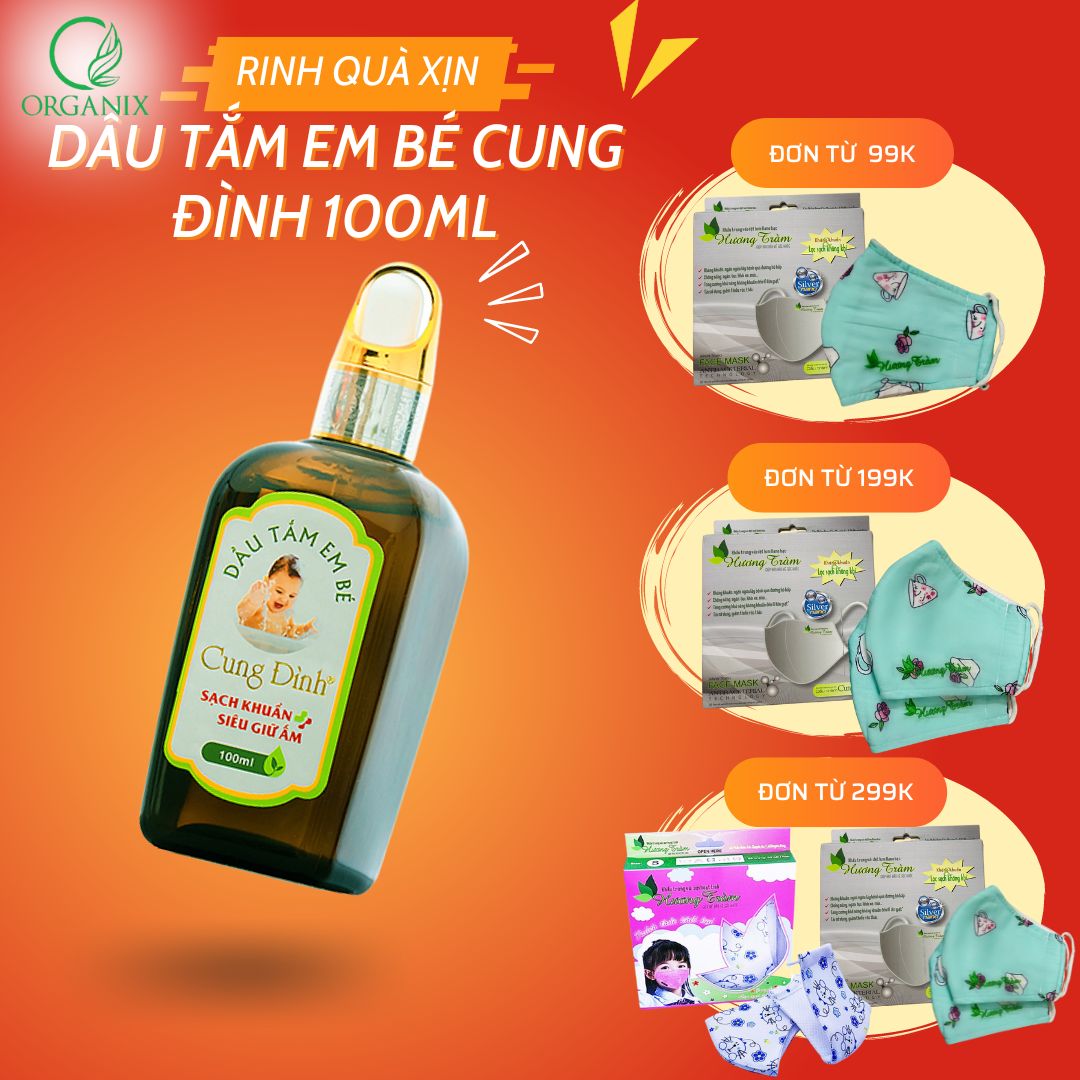 DẦU TẮM EM BÉ CUNG ĐÌNH 100ml