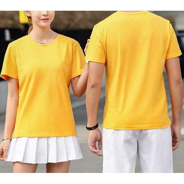 ÁO THUN TRƠN BASIC NAM NỮ CỔ TRÒN UNISEX T002