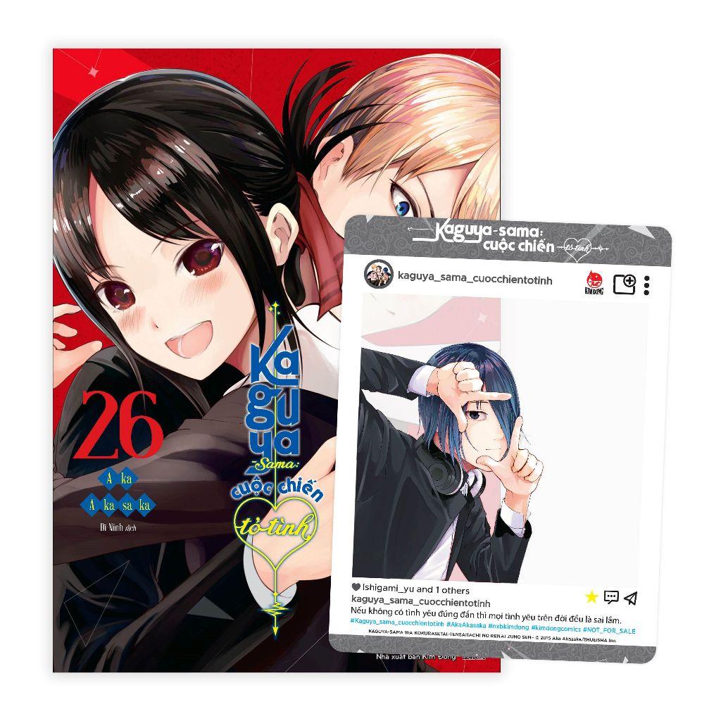 Truyện tranh Kaguya-Sama: Cuộc chiến tỏ tình - Tập 26 - Tặng kèm SNS Card - NXB Kim Đồng