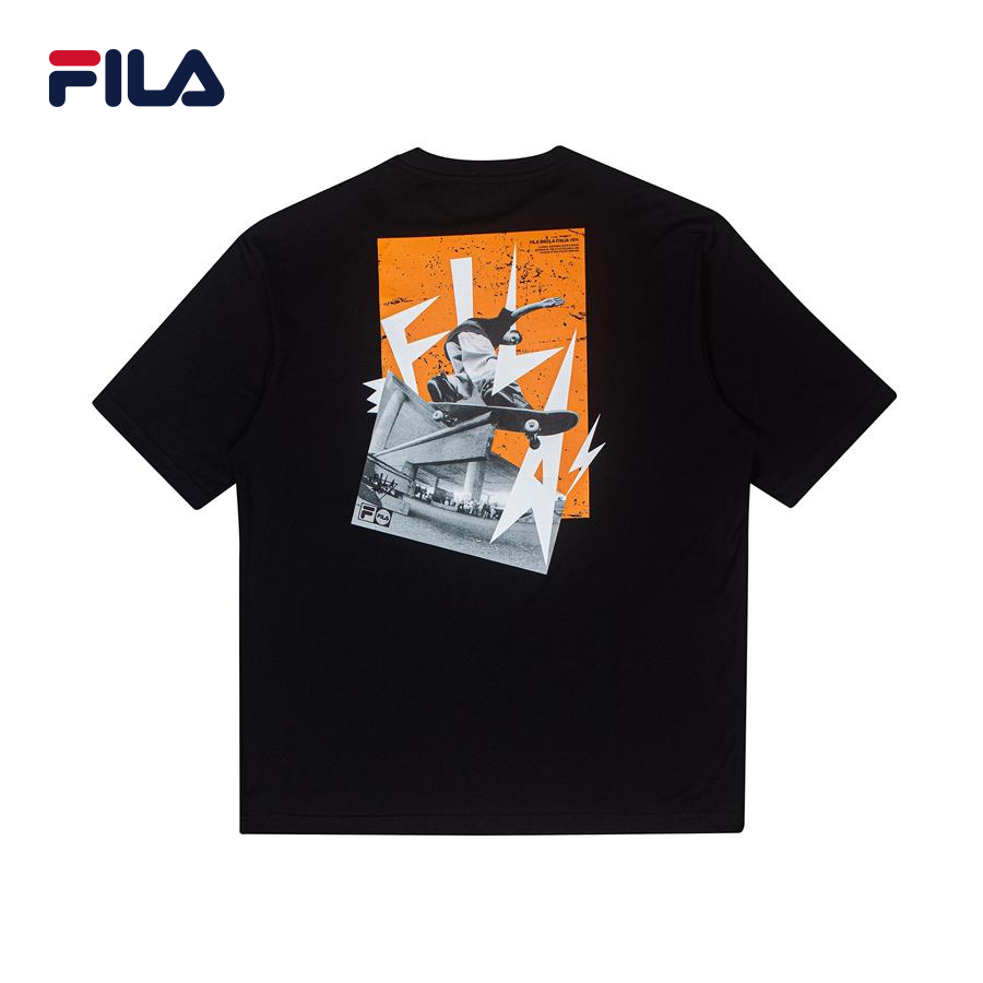 Áo thun tay ngắn thời trang unisex Fila SHORT SLEEVE TEE - FW2RSE4041X-BLK