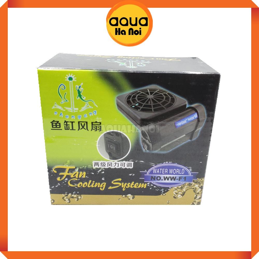 Quạt tản nhiệt làm mát nước hồ cá thủy sinh Water World - 1/2/3/4 quạt - siêu mát tiết kiệm điện cho hồ nhỏ