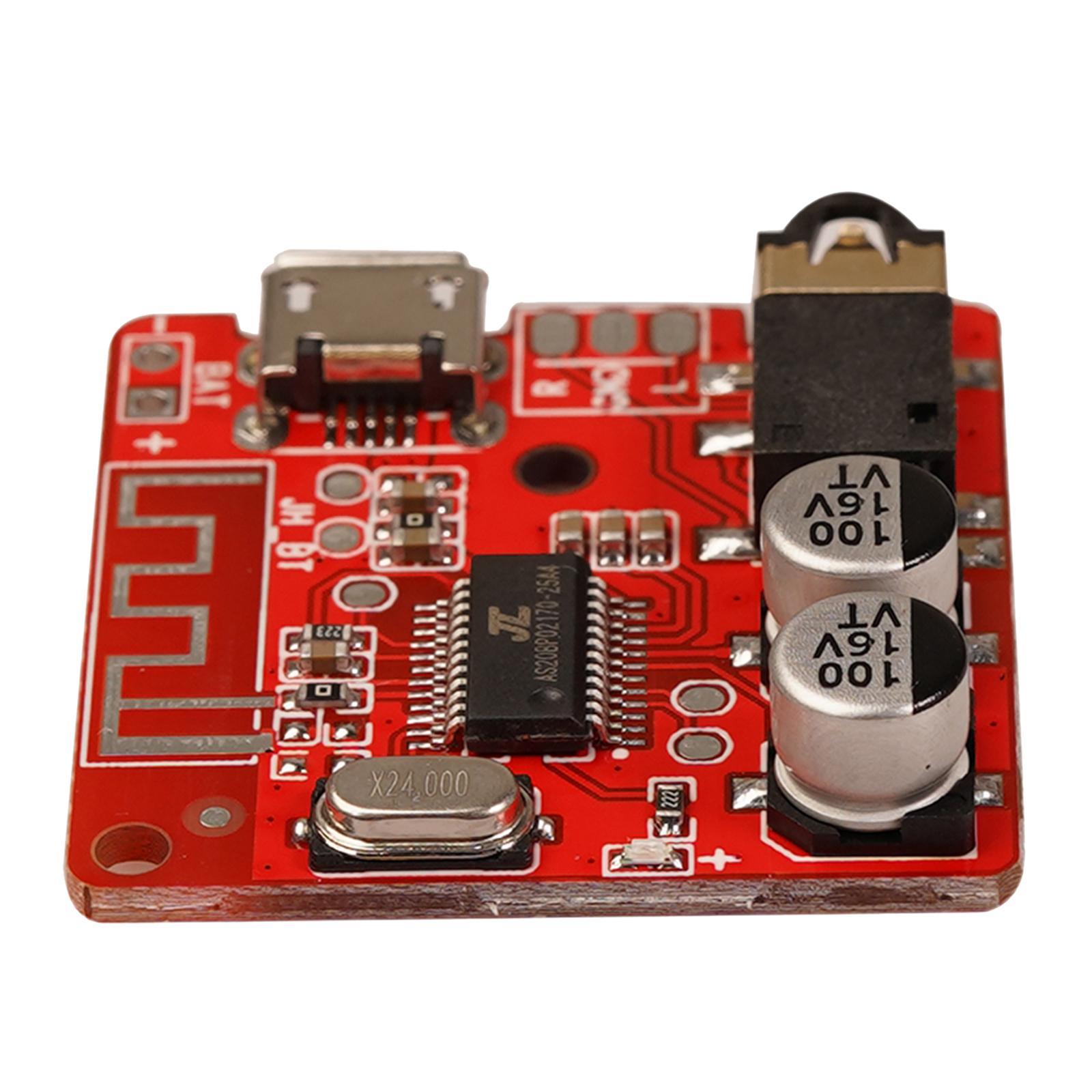 Bluetooth Receiver Board Board Music Module SNR 90dB THD+N -70dB red