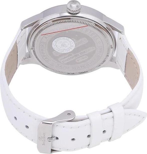 Đồng hồ nữ chính hãng Royal Crown 6118M dây da trắng mặt full đá