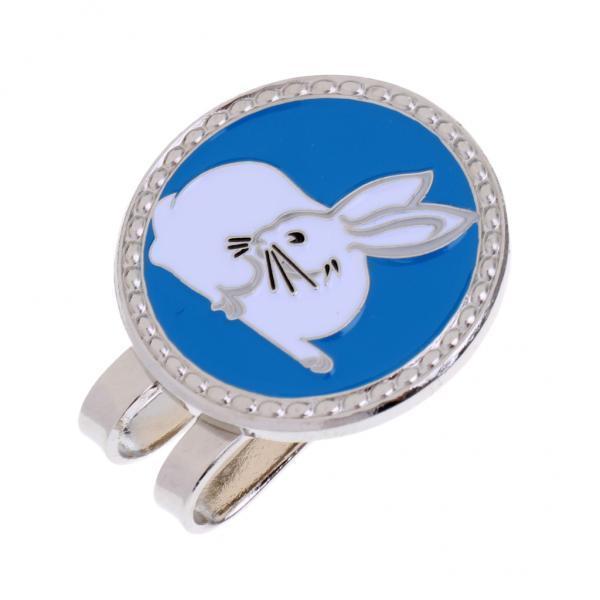 3x Alloy Creative Chinese  Rabbit Golf Hat Clip  with Ball Marker