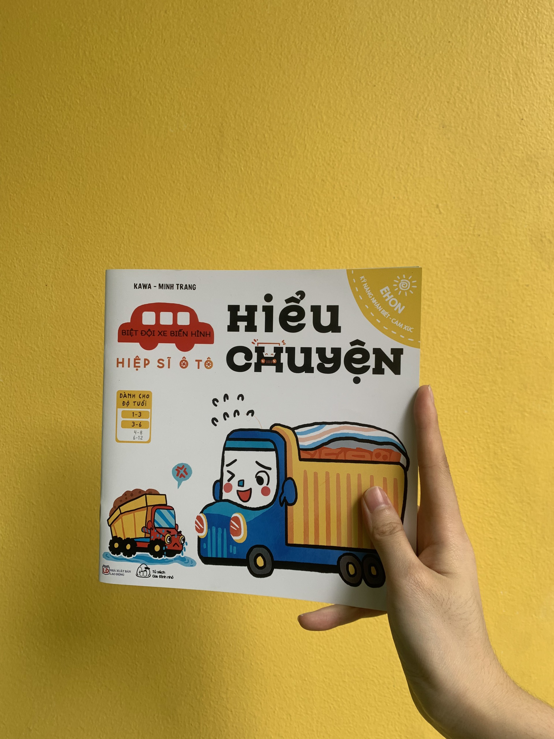 Sách Ehon Kỹ Năng Nhận Biết Cảm Xúc - Biệt Đội Xe Biến Hình - Hiệp Sĩ Ô Tô (Bộ 6 quyển)